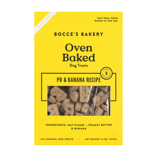 Bocce's Bakery Peanut Butter & Banana Dog Treats